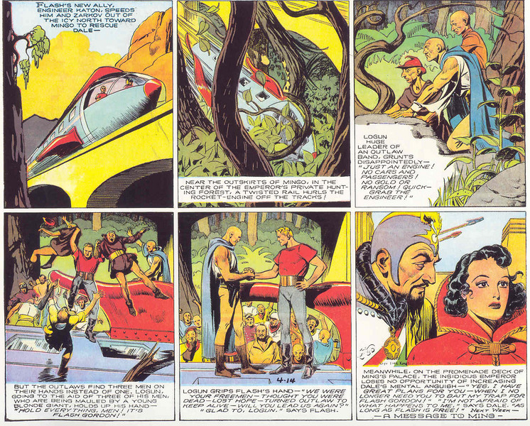 Blogging Alex Raymond's Flash Gordon Part Fourteen Power Men of Mongo 