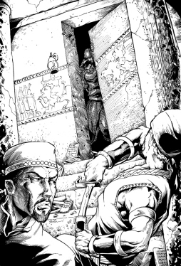 howard2 "Whispers From the Stone," featuring Dabir and Asim. Art by Storn Cook