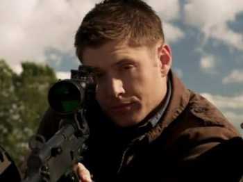 Dean gets in touch with his inner sniper.