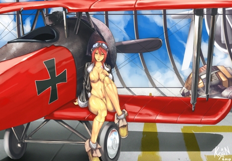 Teddy titled this 'My little Fokker', which is classic.