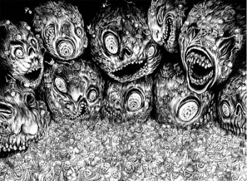 Creatures from the manga 'Beserk'