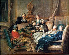 A reading of Molière, Jean François de Troy, about 1728