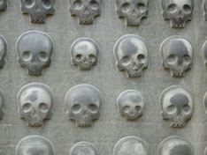 The Wall of Toxic Words in Fantasy (As Represented By Skulls).