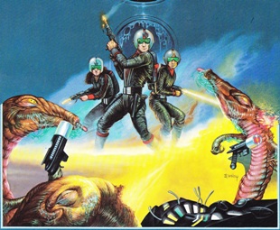 Jeff Easley throws some trademark slime on the 'wormy' Sathar