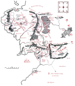 Christopher Tolkien's Map of Middle-earth