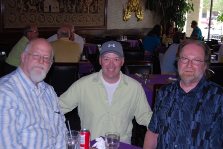 Jeff Easley, me, and Clyde Caldwell... can you guess who in this picture has no artistic talent?