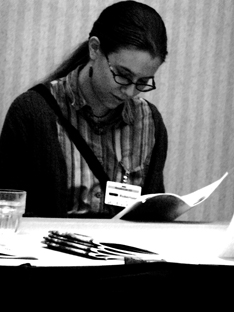 bgbrackett S. Brackett Robinson, reading her poetry