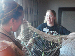 bgsharknet2 This is Anita Allen, giving me my SHARK NET!!!