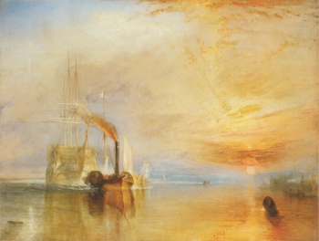 J.M.W. Turner: The Fighting Téméraire tugged to her last Berth to be broken up