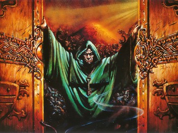 Abandon Hope... and yet we enter anyway... certainly one of the most iconic images from artist Jeff Easley