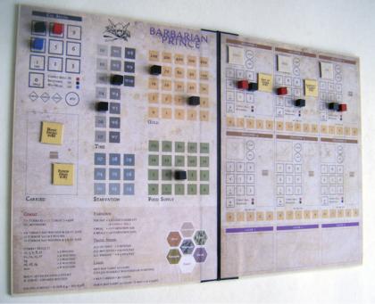 Barbarian Prince tracking sheets, designed by Todd Sanders. Click for bigger version.