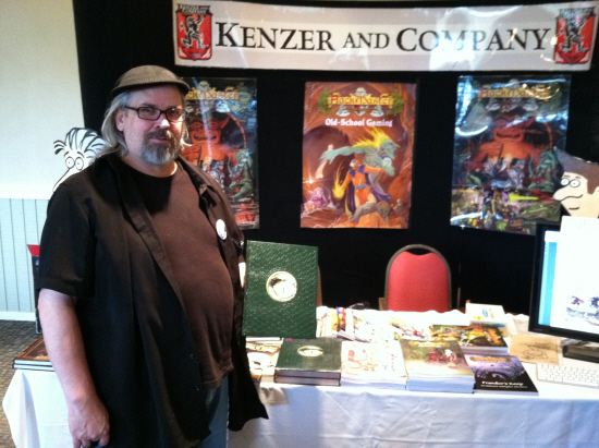 jolly3 Jolly Blackburn shows off the HackMaster Hacklopedia of Beasts