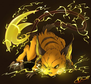 The ability to 'real-up' Pokemon is always awesome to see, as shown in this Raichu.