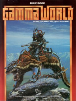 gammaworld_rulebook_7010_cover_300px Looks like all those A-bombs sure cleaned up the air... but they also left some strange mutations...