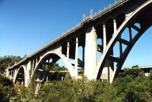 The Real Colorado Street Bridge in Pasadena