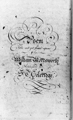 Title page of The Prelude