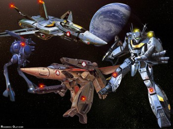 robotech Veritech, meaning a giant airplane that transforms into a combat robot, nuf said