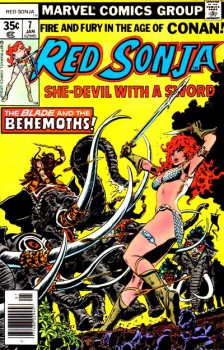 Red Sonja 7 cover