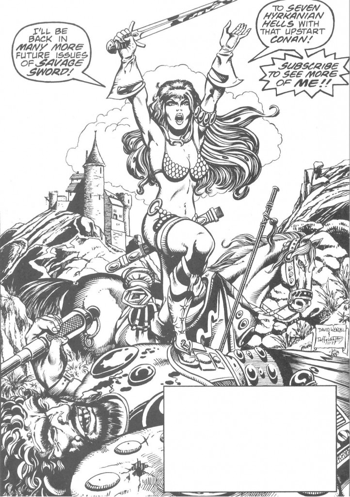 And that's how Red Sonja really felt about Conan.