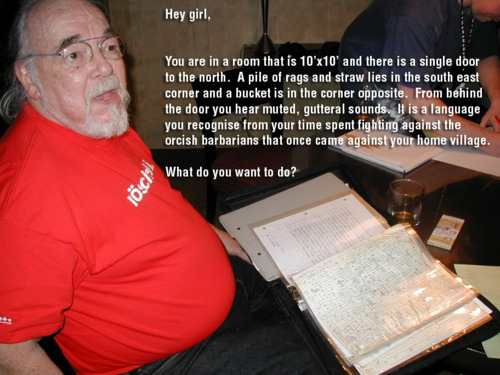 Gary Gygax. Just how much did he prep for game sessions, anyway?