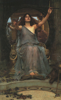 Circe Welcomes Odysseus, Waterhouse