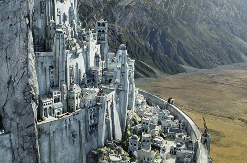 Minas Tirith, the citadel of Gondor  Lord of the rings, Fantasy places,  Castle designs