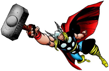 Thor and Mjolnir-small