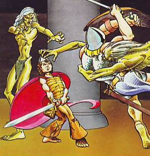 Does this Halfling have a cape or a shield on his back? I always wanted it to be a shield.