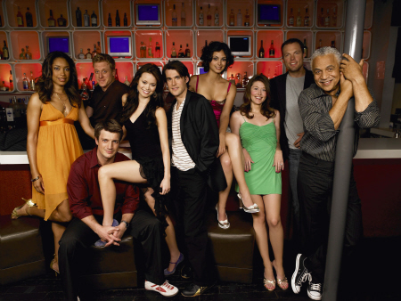 The Firefly cast, out of uniform