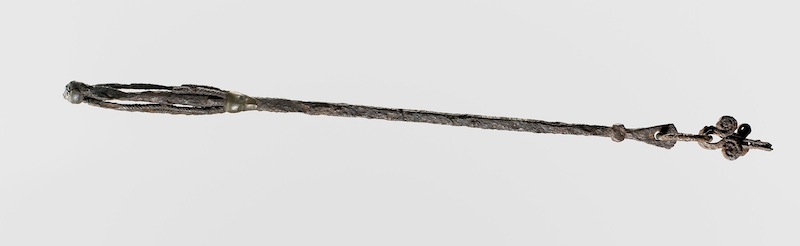 Völva staff. Gävle, Sweden. Iron. 44.37 cm. Copyright The National Museum of Denmark.