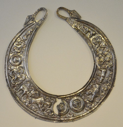 Silver pectoral from the 3rd or 2nd century BC.