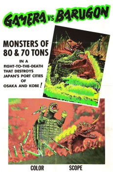 Gamera vs Barugon poster