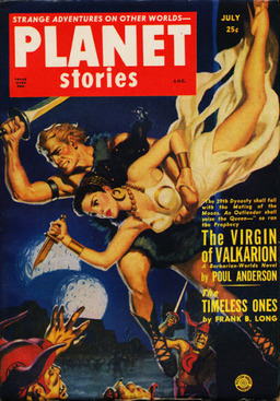Planet Stories July 1951, containing Mack Reynolds' "Mercy Flight."