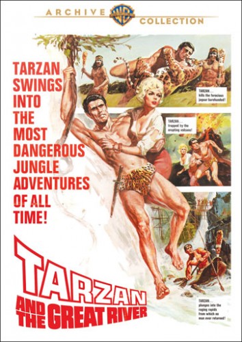 Tarzan and the Great River DVD warner archive cover
