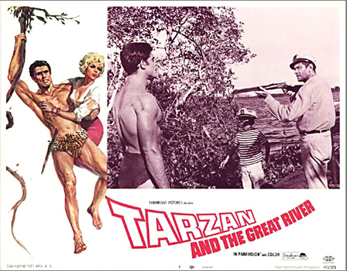 Tarzan and the Great River lobby card