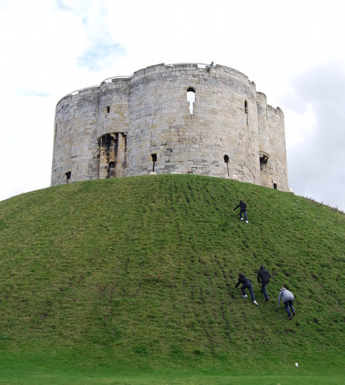 Clifford’s Tower, York Castle (click for bigger version) 