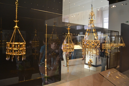 Several crowns from the Guarrazar Hoard.