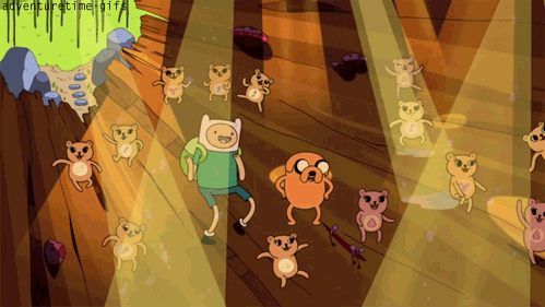 adventure time dance party gif