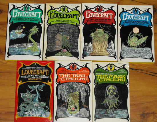 HP Lovecraft Ballantine Paperbacks-small