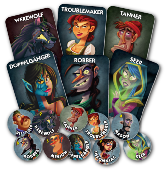 One Night Ultimate Werewolf cards