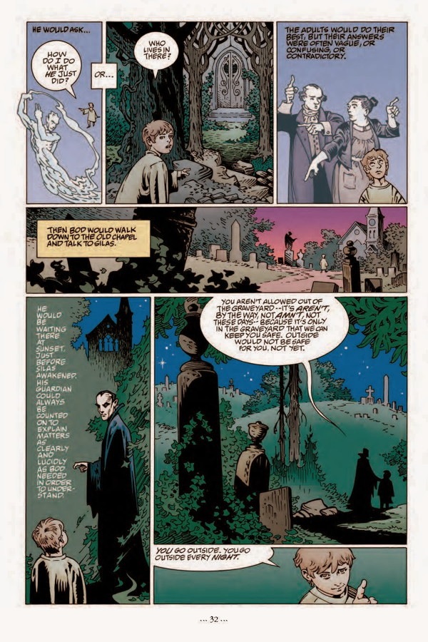 The Graveyard Book page sample