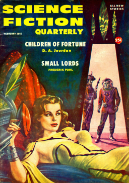 Science Fiction Quarterly February 1957 Ed Emshwiller-small