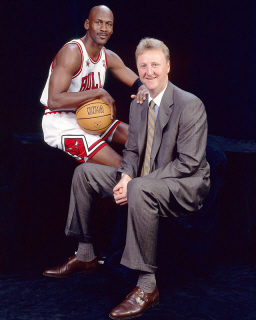 Larry Bird Michael Jordan-small