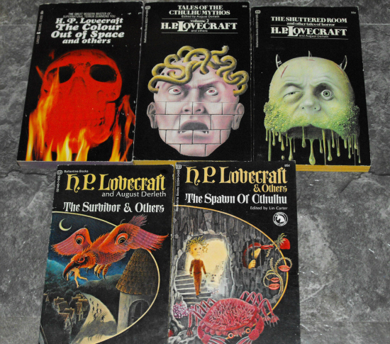 Lovecraft Ballantine Paperback collection-small
