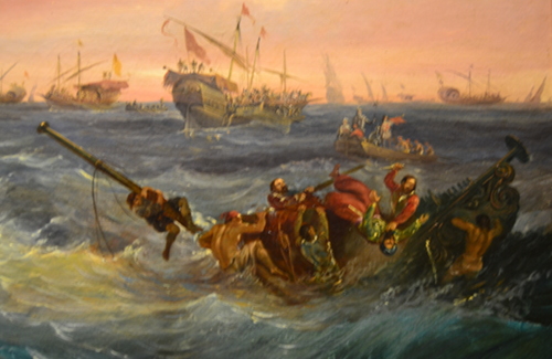 Um. . .guys? Did you notice that your lifeboat is sinking?