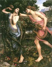 Waterhouse's Apollo and Daphne
