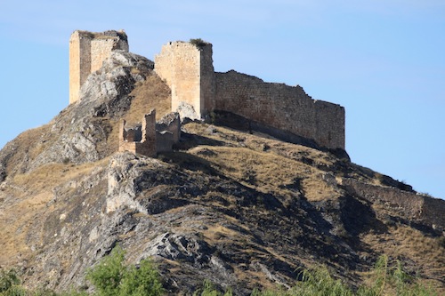 The Castle of Osma overlooking the city.