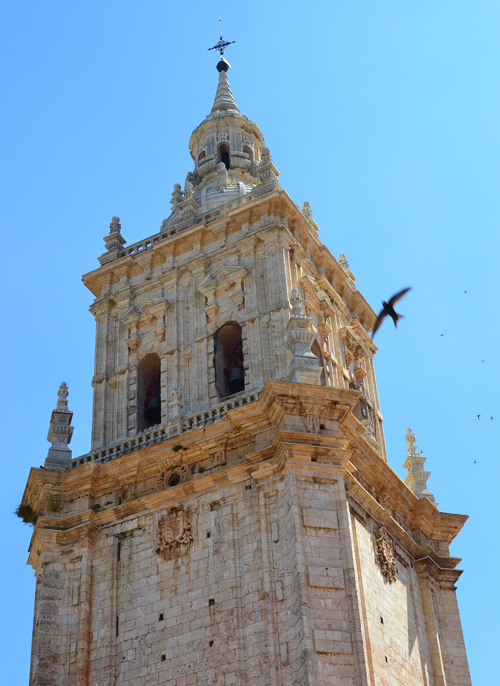 Like many Spanish cathedrals, the one at El Burgo de Osma has been added to over the years. The cathedral's Baroque tower was built in 1739.
