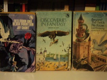 Three early Ballantine Adult Fantasy volumes