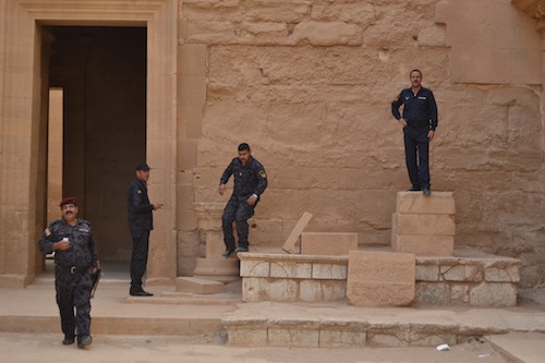 Our guards goofing around.